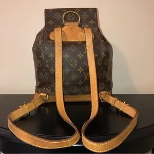Louis Vuitton Authentic Montsouris MM Backpack:Date Code:(SP0928)w/COA/Dust Bag Pre-Owned LOUIS VUITTON Montsouris MM Monogram M51136 SP0928  main image 4